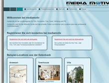 Tablet Screenshot of mediamotiv.de